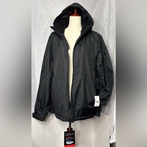 ZeroXposur Men's Hooded Winter Jacket NWT $120 - Black - Size Large